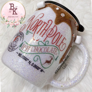MTO {North Pole Hot Chocolate} 14oz mug