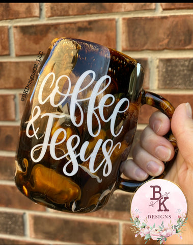 MTO {Coffee and Jesus} tumbler