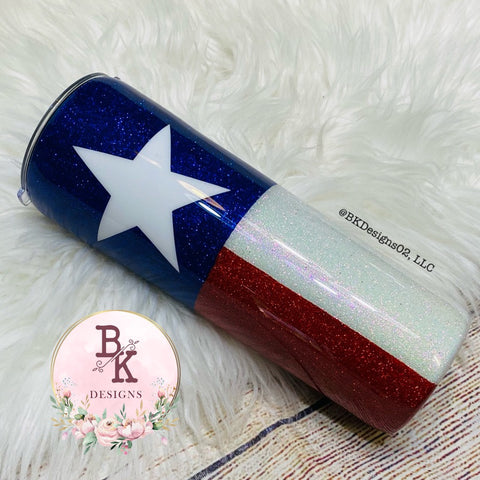 MTO {Texas State Flag} - Choose Your Tumbler Style